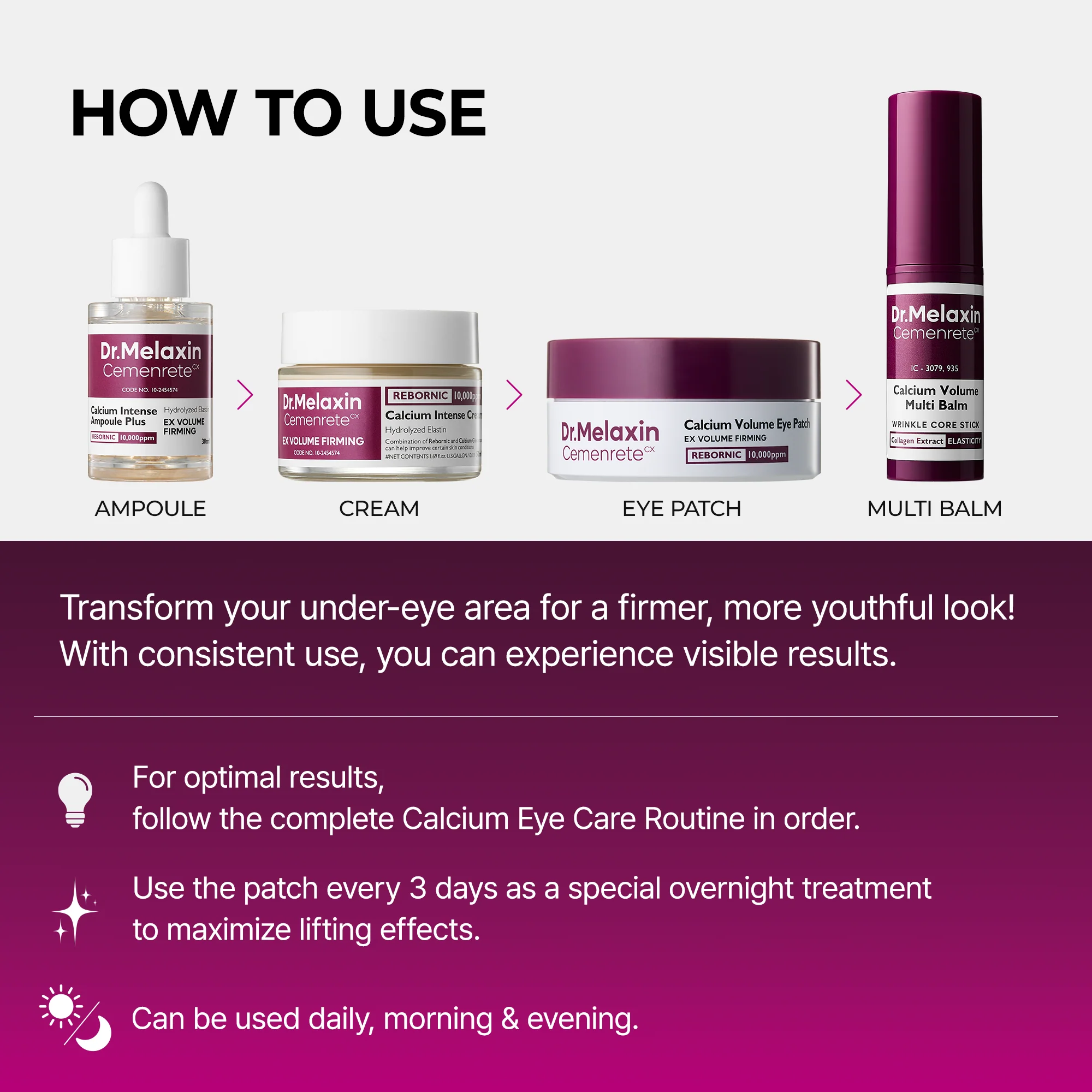 cemenrete calcium eyecare routine cemenrete calcium eyecare routine