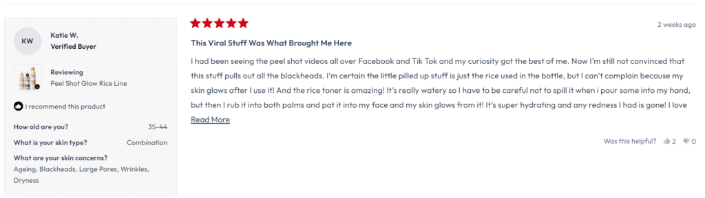 ⚡last 5 hours⚡get 3 sets!🚀just $29.99🚀peel shot glow rice line